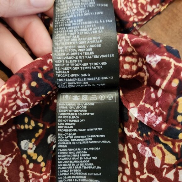 BA&SH women's long sleeve blouse in size 0 in viscose - Picture 6 of 8